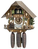 Schneider 8 Day Chalet Clock<br> Tudor Style House